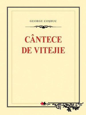cover image of Cântece de vitejie
